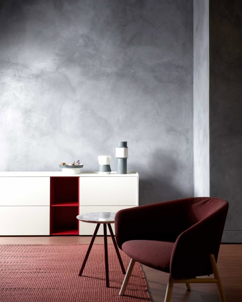 Microcement feature wall finish by professional residential painters in Melbourne